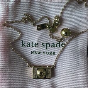 Kate Spade Gold Camera Pendant Necklace